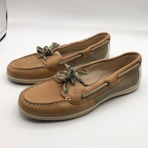 Sperry Tan Leather Classic Boat Shoes New Women’s Size 8.5